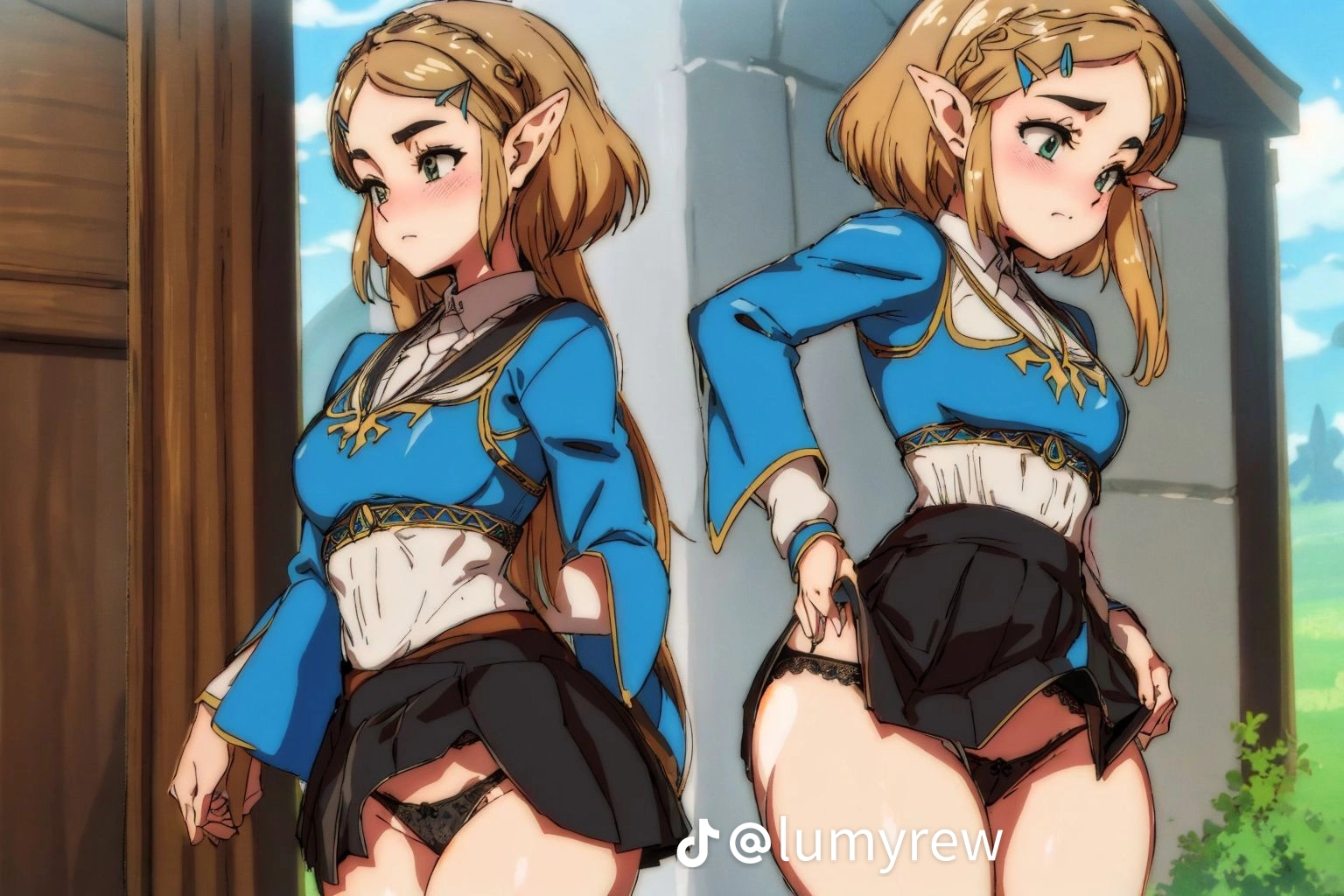 Main content: Cute Zelda