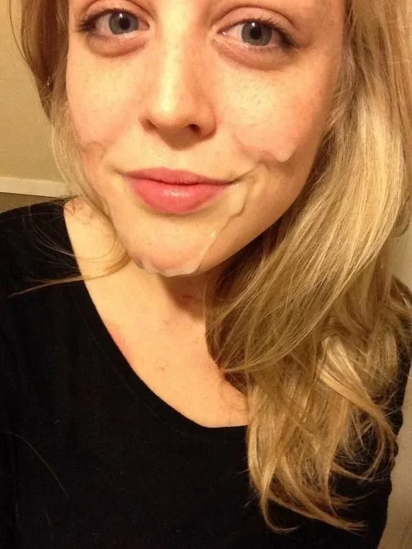 Main content: Cum on her face