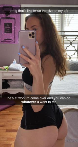 Main content: She's horny