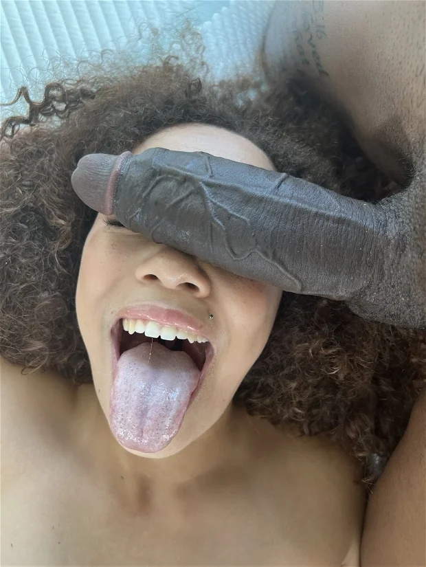 Main content: Dick on face