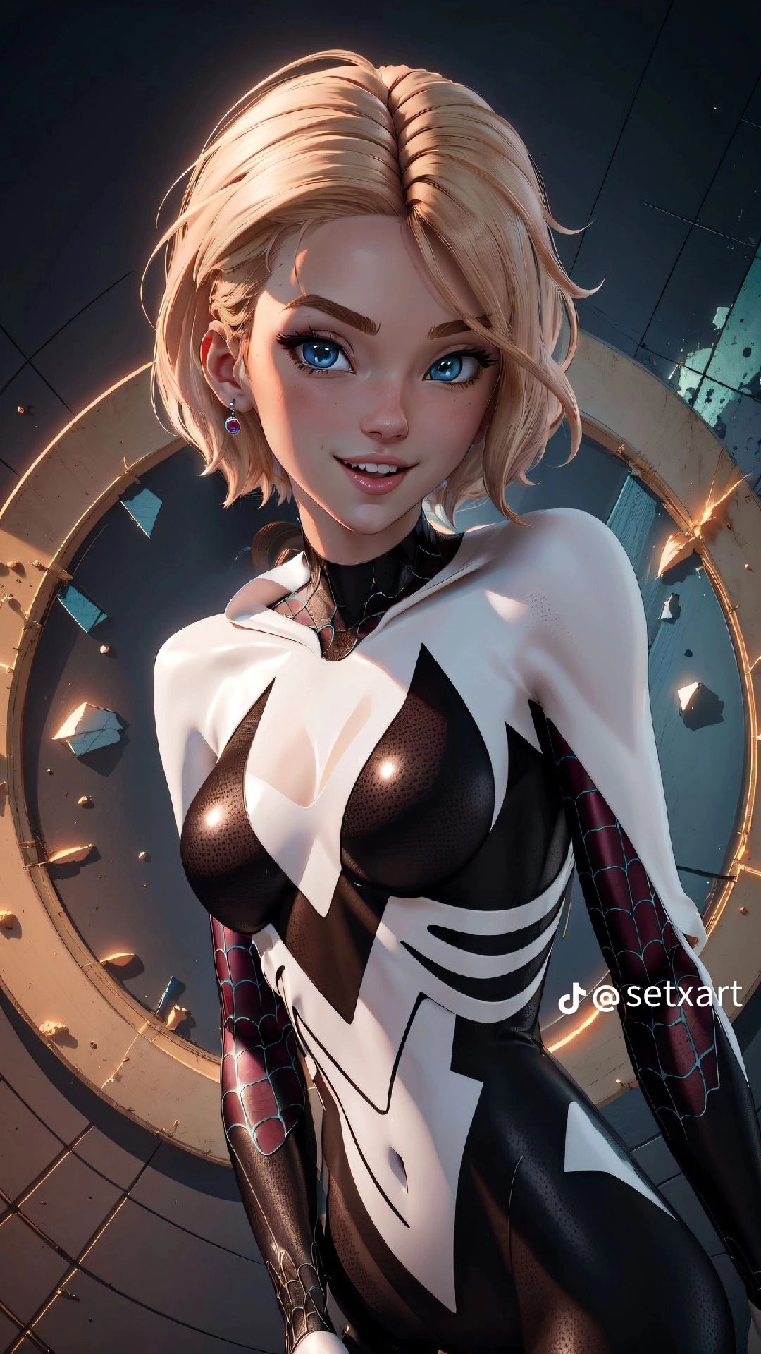 Main content: Spider-Gwen